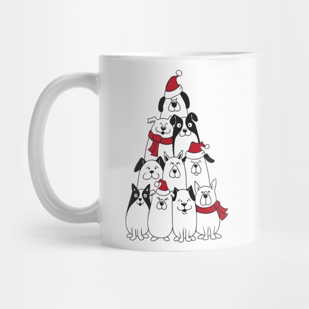 Doggie Christmas Tree by CraftyBeeDesigns